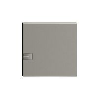 Taste 1/1 KNX/UNI-Taster mit LED EDIZIOdue Einfachbedienung dunkelgrau