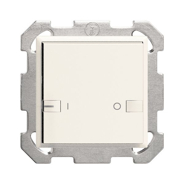 Poussoir ENC ZEP 1c/1t ON-OFF avec LED EDIZIOdue blanc