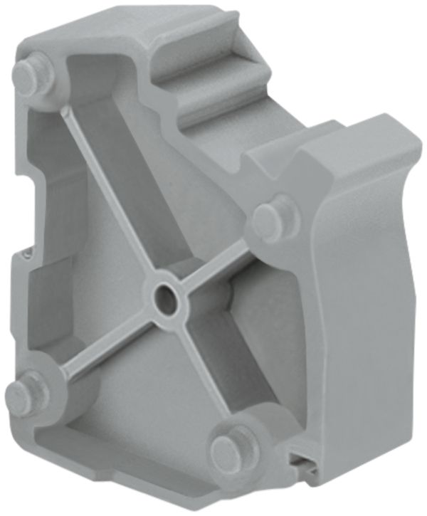 Modulo cieco WAGO TOPJOB-S per serie 2000 grigio