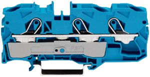 Borne de passage WAGO TopJob-S 10mm² 3L bleu série 2010