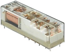 Relè commutazione Finder 50, 3Ch/3R 8A/24VDC AgSnO2 720Ω 5mm RT III