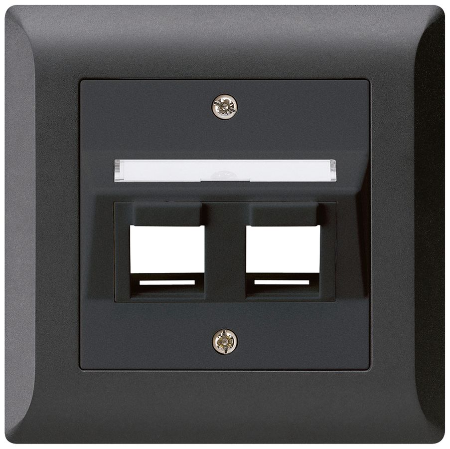 UP-Montageset kallysto.line 2×Keystone schwarz