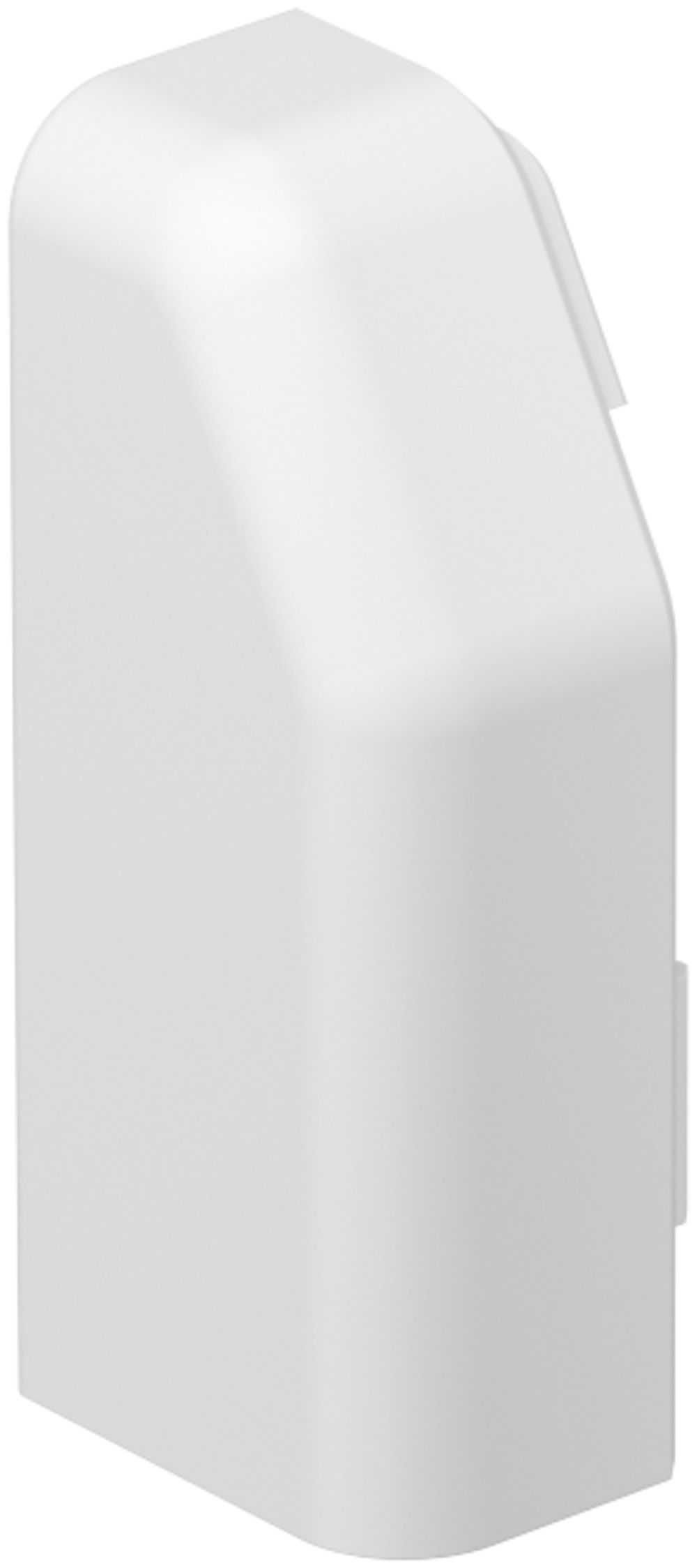 Endstück Bettermann links SL 20×50, PVC, reinweiss, 9010