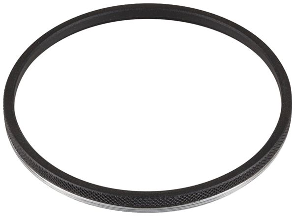 Bague décorative SLV GRIP FLAT Ø138mm aluminium noir