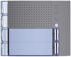 Frontblende für Tür-Lautsprecher-Modul Sfera mit 2 Ruftasten graphitgrau