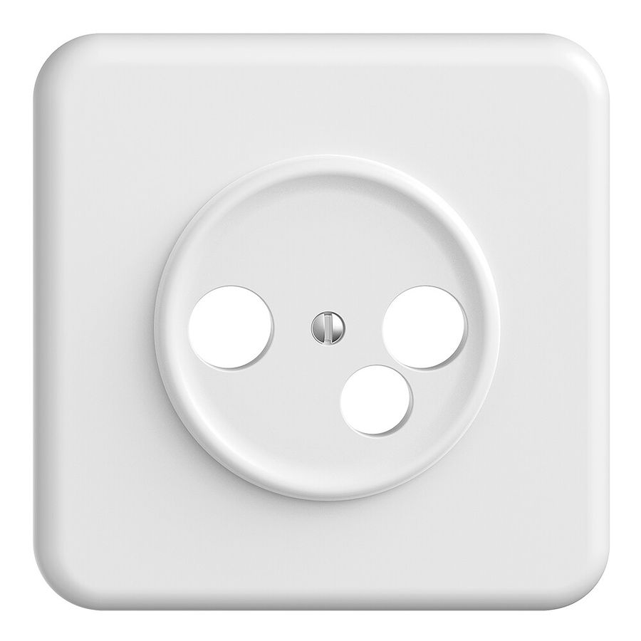 UP-Frontset STANDARDdue weiss 90×90mm