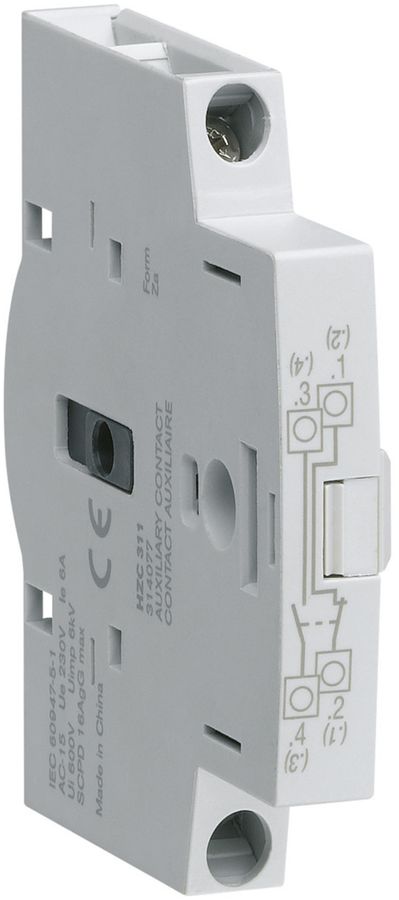 Hilfskontaktblock Hager 1Ö+1S 20…125A