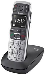 Téléphone sans fil Gigaset E560 14h mains libres CLIP argent