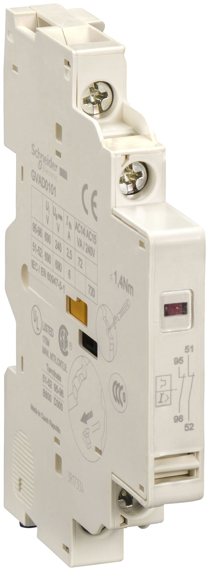 REG-Hilfsschalter Schneider Electric GVAD 1Ö
