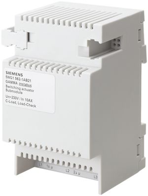 Attuatore-commutatore KNX AMD Siemens 3-volte 10A, modulo ampl.