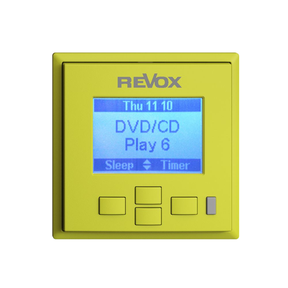 UP-Wanddisplay Revox EDIZIOdue lemon