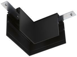 L-Verbinder SLV 48V TRACK Aluminium 71×71×47mm tief rechts schwarz