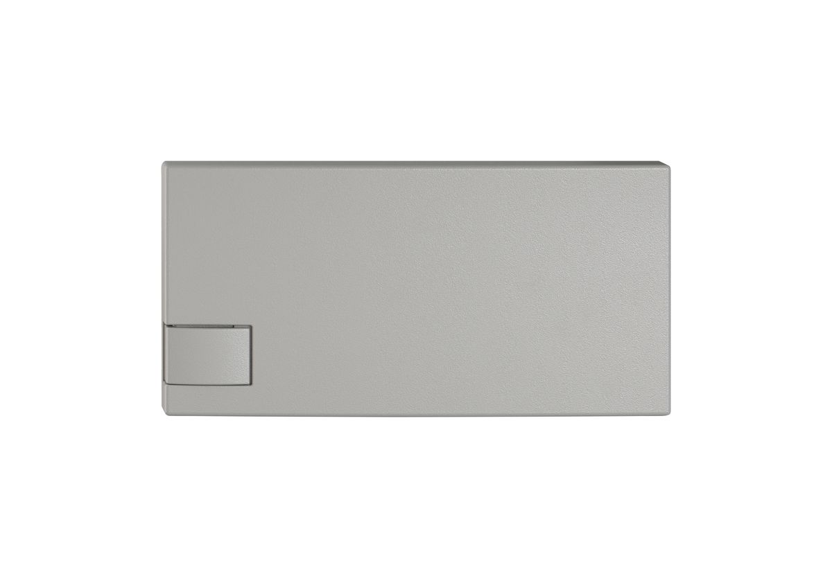 Poussoir 1/2 EDIZIO.liv SNAPFIX® p.KNX&UNI s.LED comm.à 1 touche grc