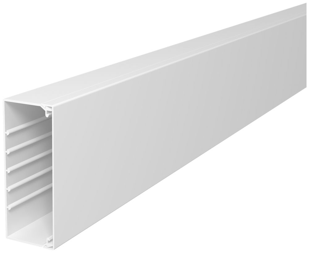 Canal d'installation Bettermann WDK 150×60×2000mm PVC blanc pur