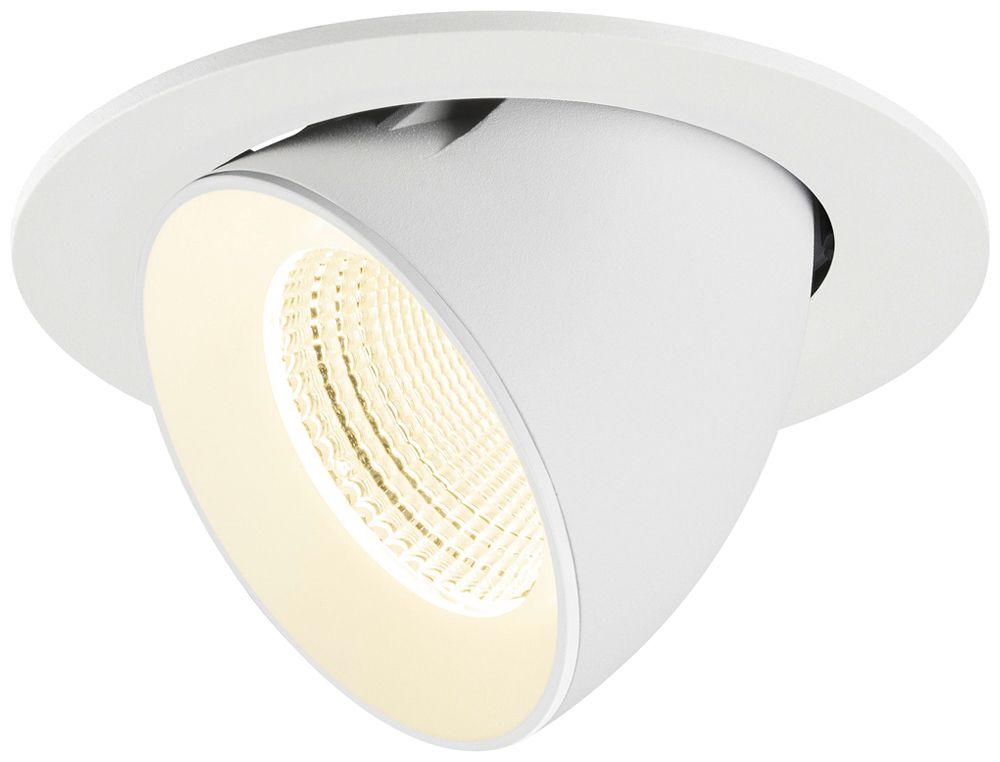 LED-Downlight SLV NUMINOS GIMBLE L 17W 2700lm 4000K WB DALI Ø160×115mm ws
