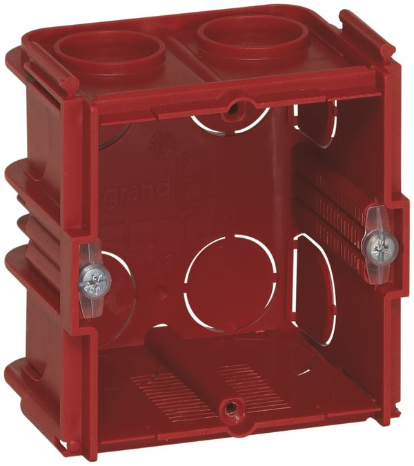 UP-Einlasskasten Batibox MOS rot 1×1Modul T=60mm für Backstein