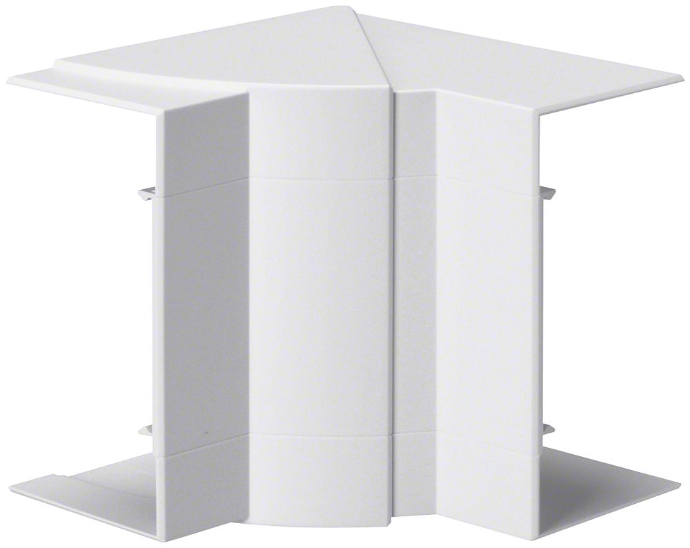 Angle intérieur tehalit BR 68×130mm couvercle 80mm sans halogène blanc trafic