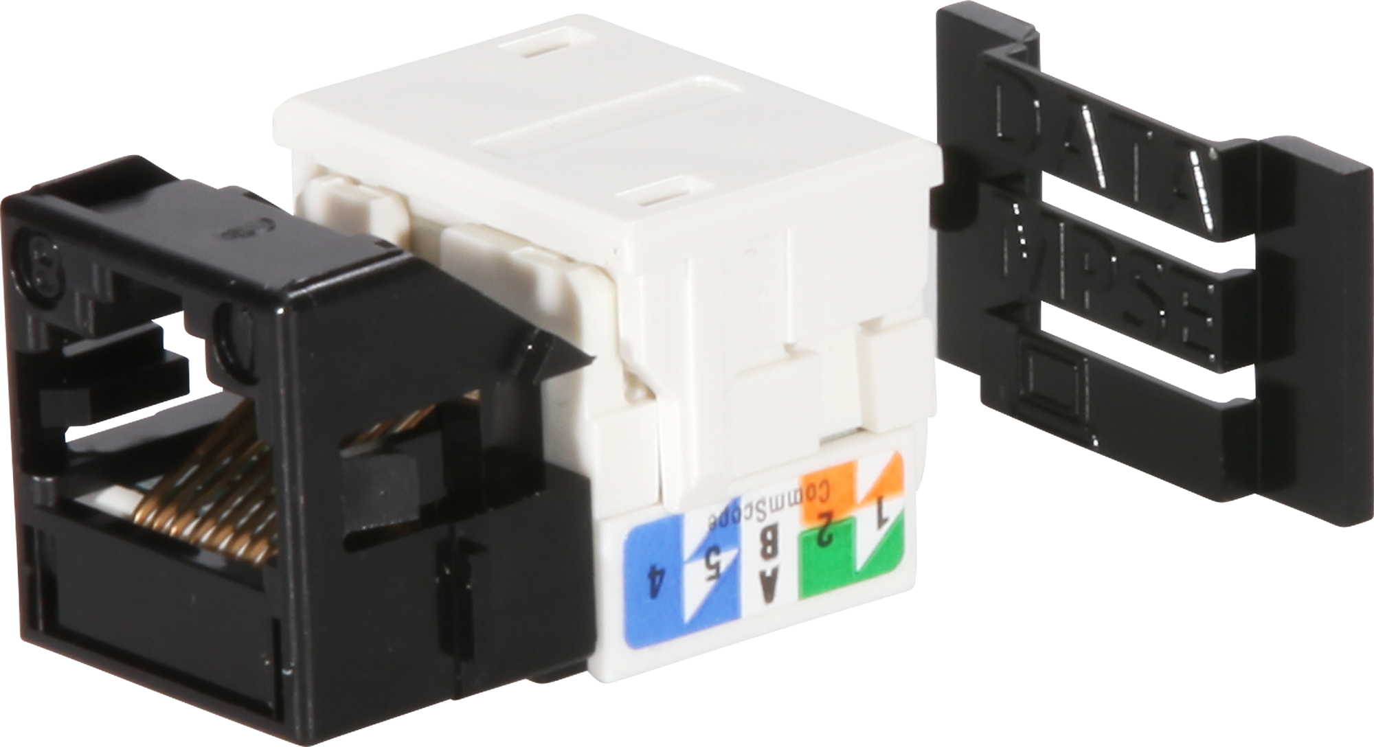 Anschl-Modul KAT.5 1xRJ45 sz