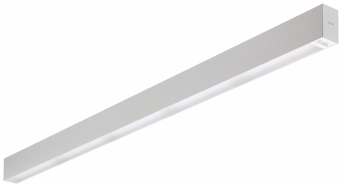 LED-Deckenleuchte Philips TrueLine PIR SEN 41.5W 5000lm 927…965 DALI 1449mm Al