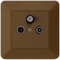 Presa antenna INC kallysto.trend R/TV/SAT marrone