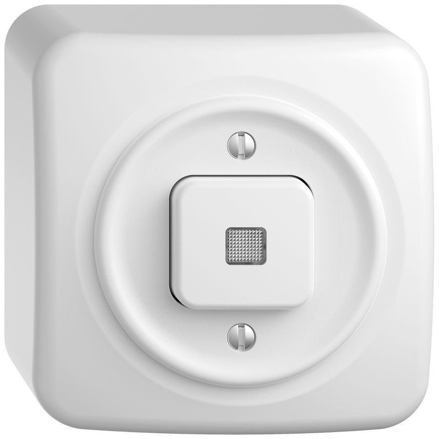 AP-Drucktaster STANDARDdue SNAPFIX® ARK/1P Frontlinse gb ws