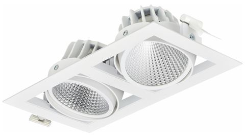 Orientierbar, Ausstrahlungswinkel kleiner 40°, Form rechteckig