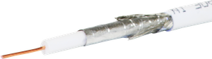 Koaxialkabel TV/R 75 Ohm DG113 ws / Bobine à 100 m