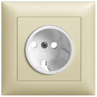 Kit frontale EDIZIOdue Schuko sand