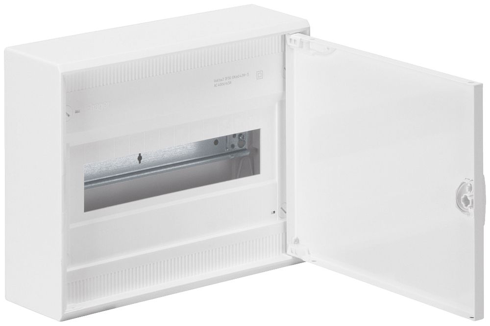 Coffret de distribution AP Hager volta 1 rangée porte IP30 305×245×96.5mm