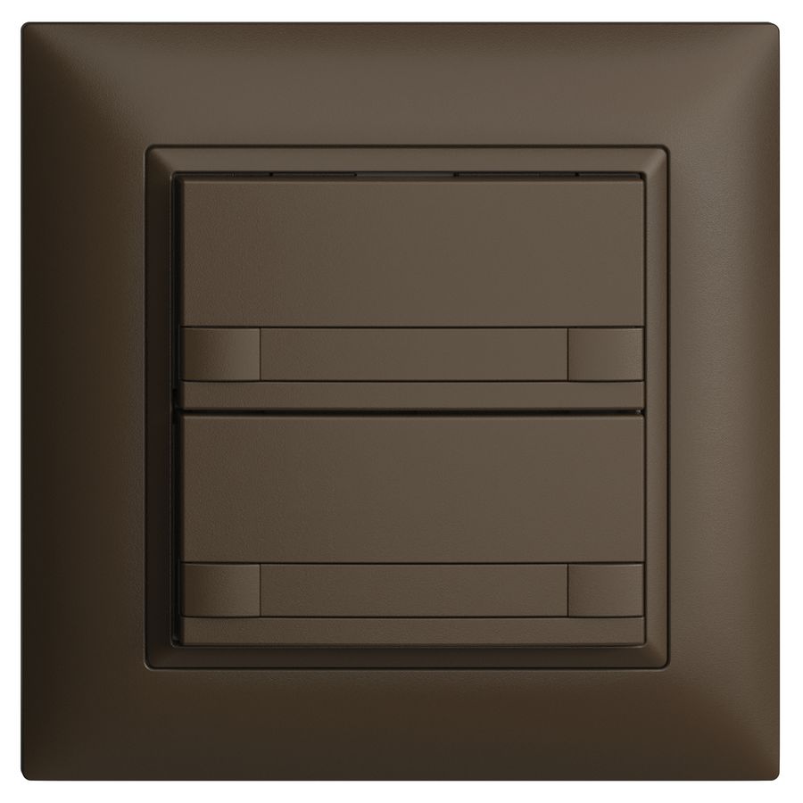 Poussoir KNX RGB ENC EDUE FMI, 250mW, s.LED, papier, 2×poussoir, C.2×T., cof