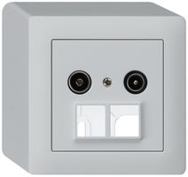 Prise d'antenne AP R/TV HMS kallysto 23dB gris clair