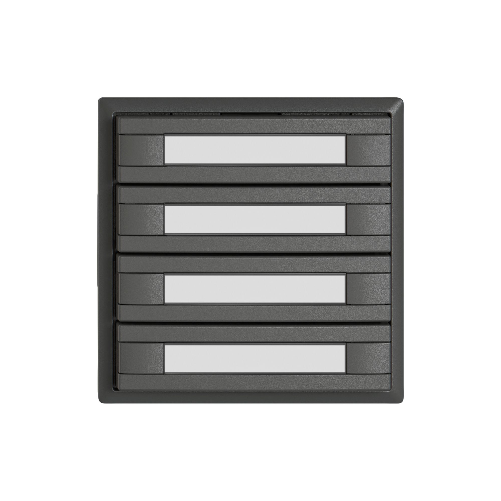 Pulsante KNX RGB EDIZIO.liv SNAPFIX® sensore temp.s.LED targ.4× com.2T grs