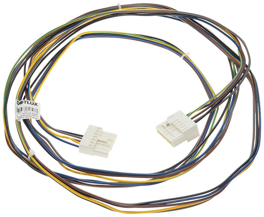 Câblage de passage DOTLUX LINEAfix 5 pôles blanc 3m prise/fiche