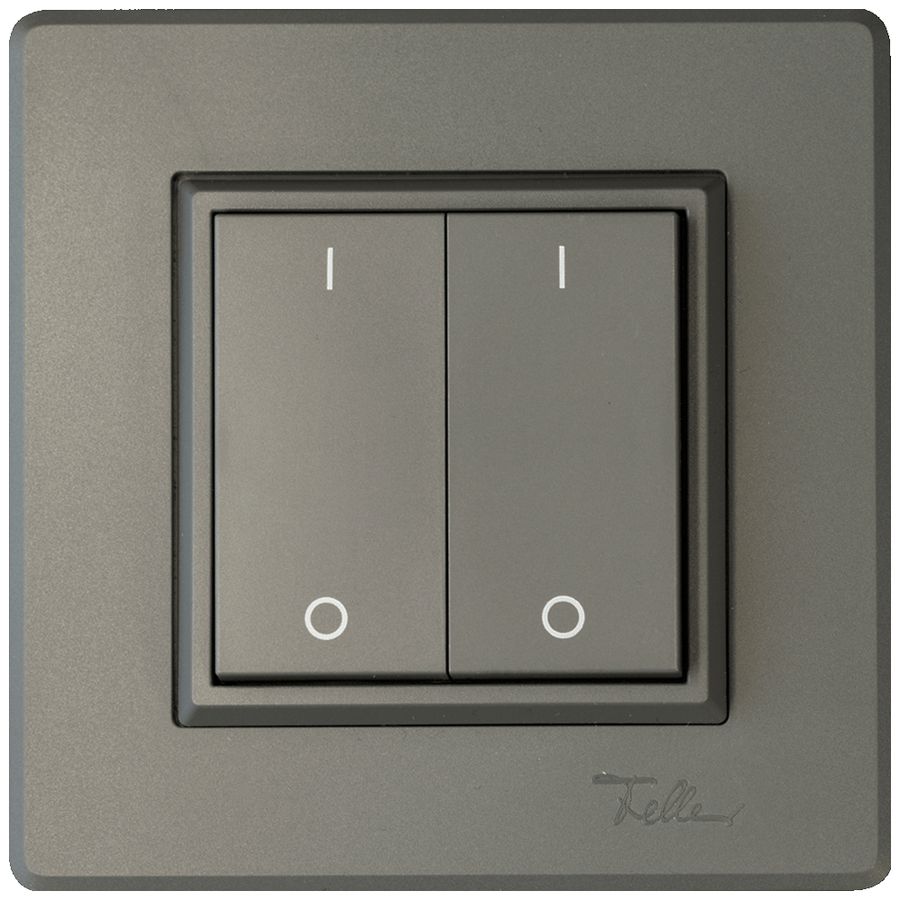 AP-Funktaster ALADIN EnOcean EDIZIO.liv 4K/2T I/O batterielos dunkelgrau