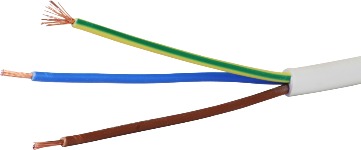 Câble Td 3×1.5mm² LNPE blanc Eca