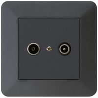 Prise de passage ENC kallysto.trend R/TV 19dB noir