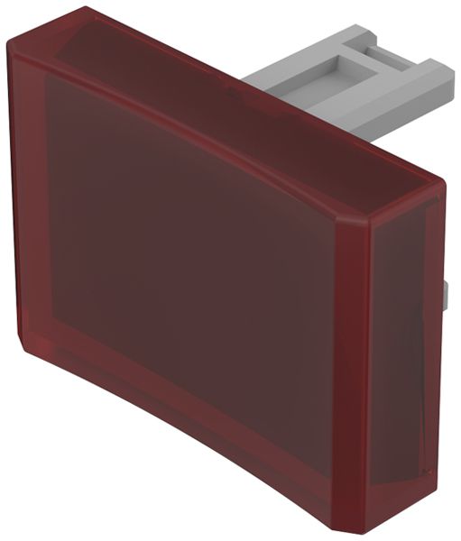 Capot à poussoir EAO 31 concave rouge