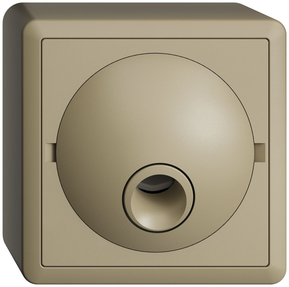 AP-Anschlussdose EDIZIOdue 8L für Rufleuchte, sand