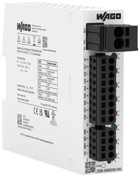 Disgiuntore elettronico WAGO Manchester 1…10A 8 canali