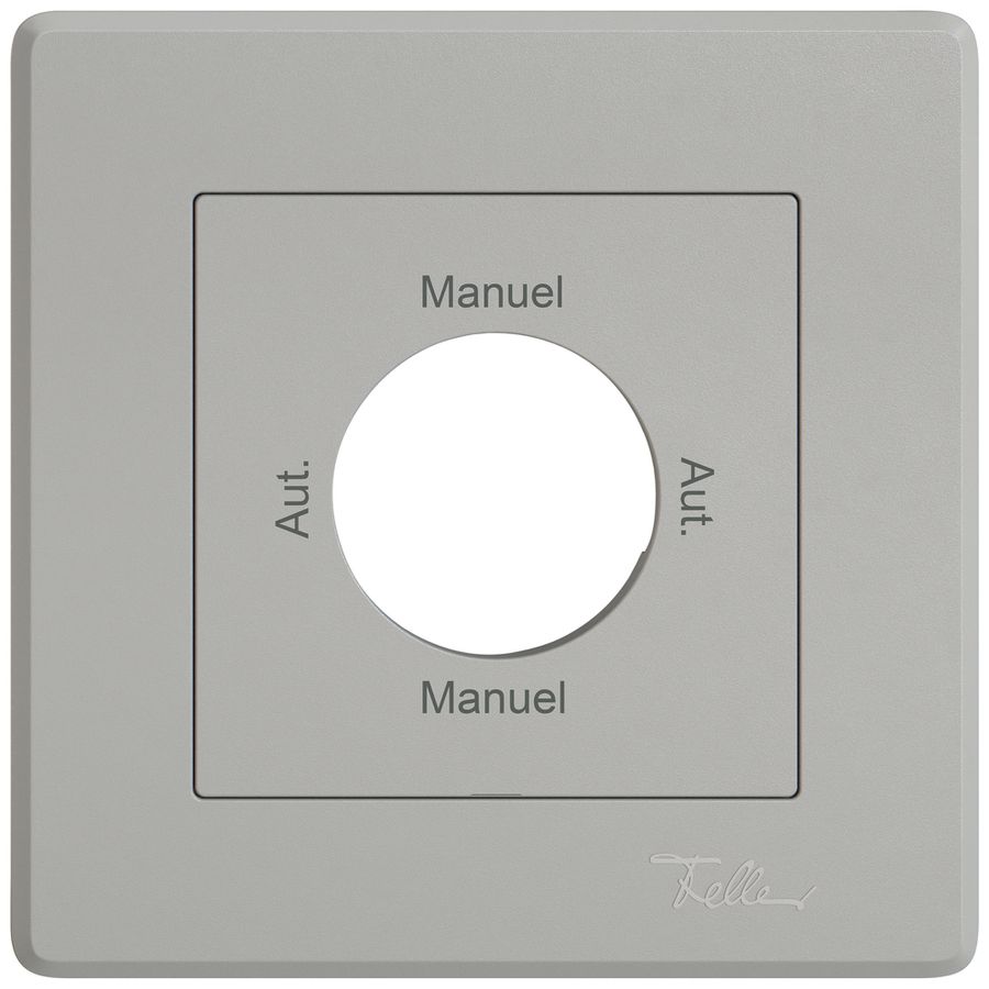 Kit di montaggio INC EDIZIO.liv SNAPFIX® p.interr.chius.Auto-Man-Auto-Man(F) grc