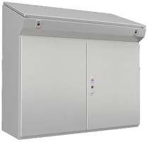 Standpult Rittal CX 1000×970×400mm Stahl 2×Tür grau IP55