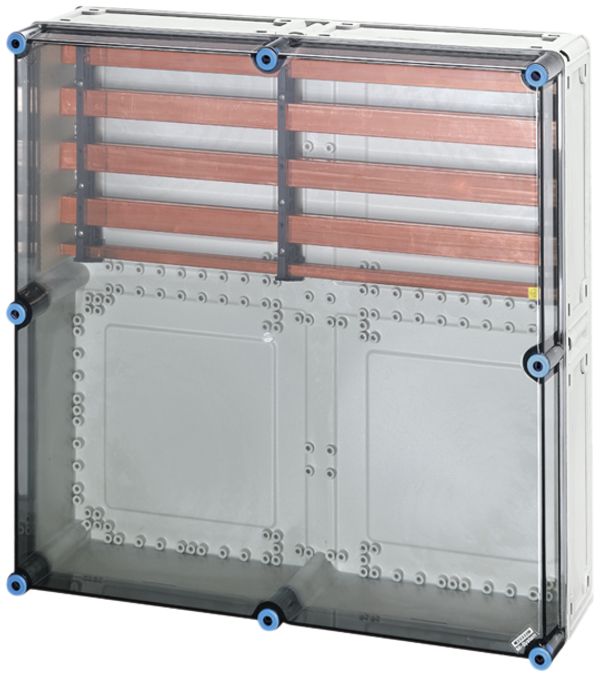 Gehäuse Hensel Mi, 600×600mm, Sammelschiene 630A, 5-polig