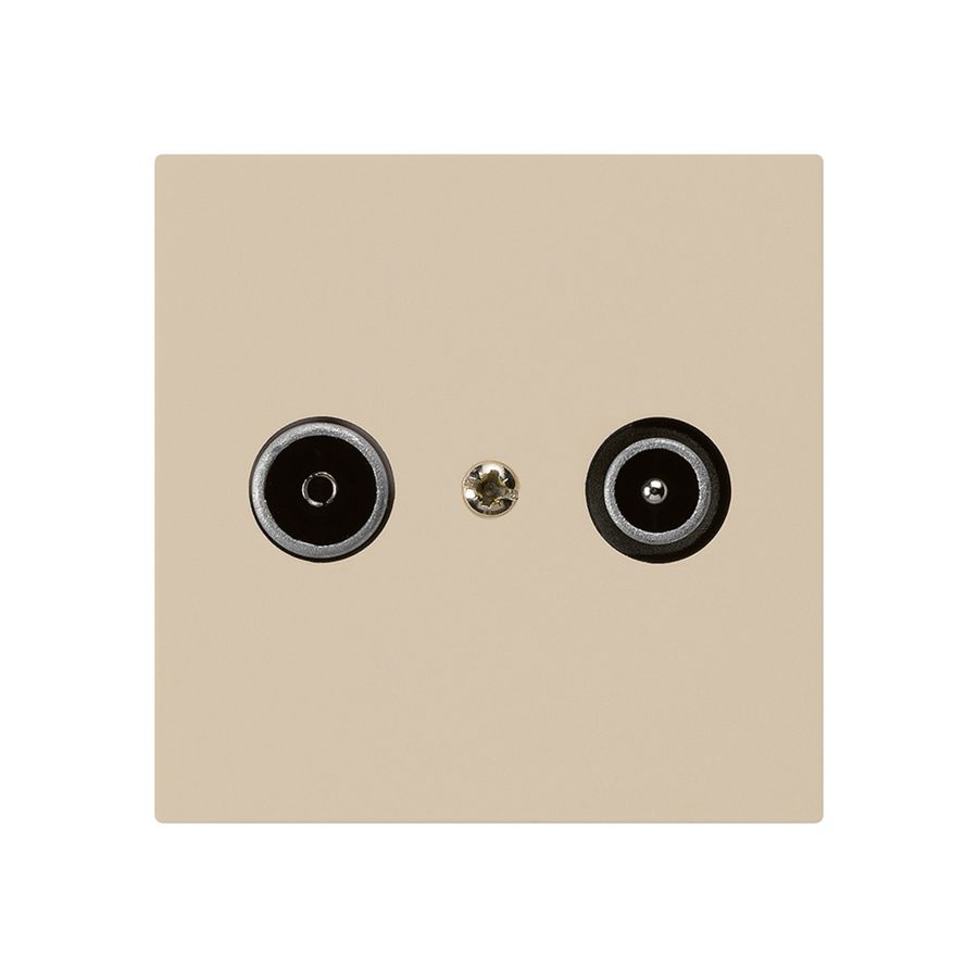 Prise de passage ENC kallysto R/TV 19dB beige