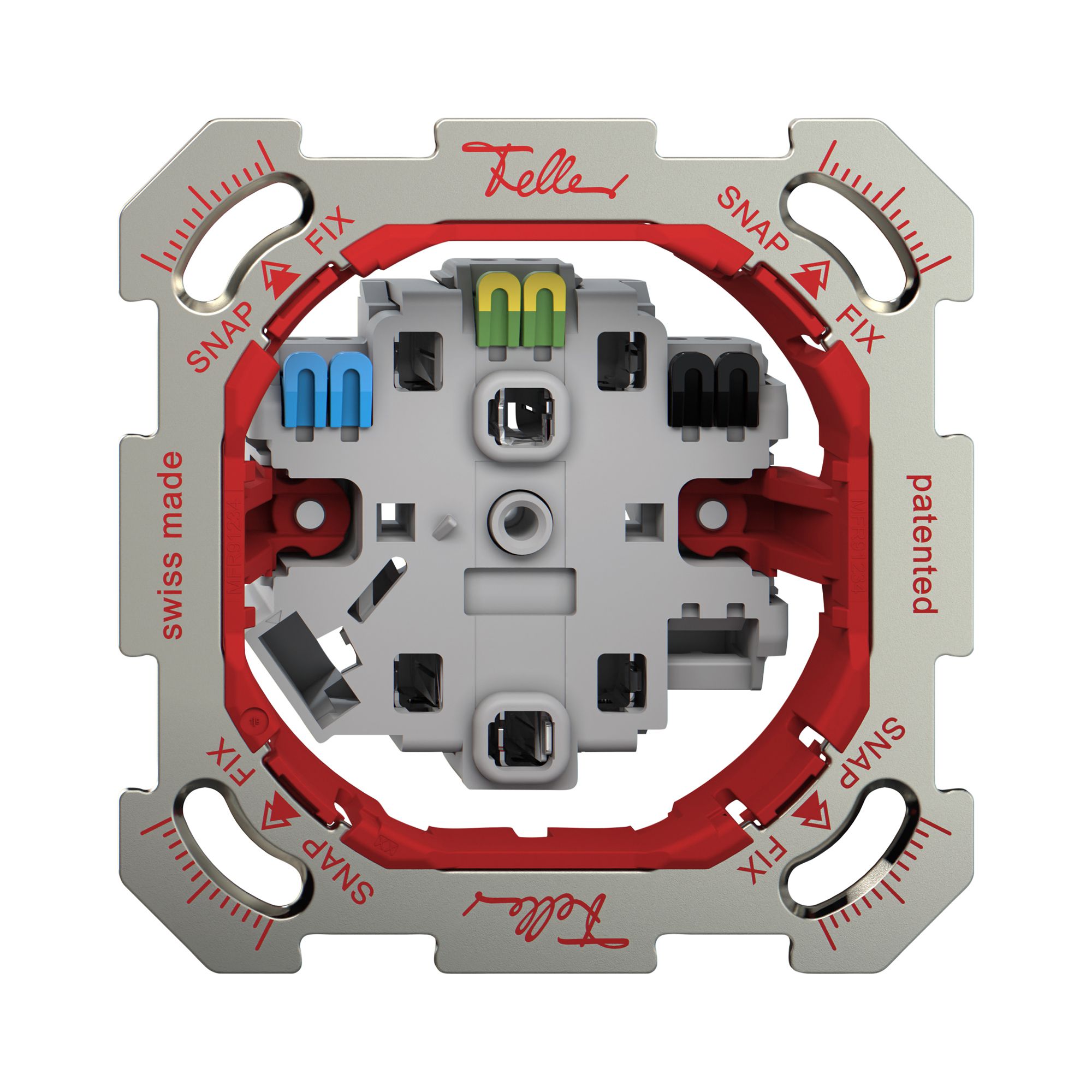 UP-Steckdose Feller SNAPFIX® 2×T23