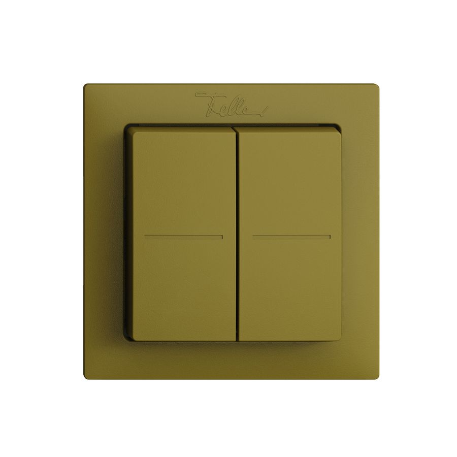 Funktaster Smart Light Control Feller EDIZIOdue F, Philips Hue 4K/2T, olive