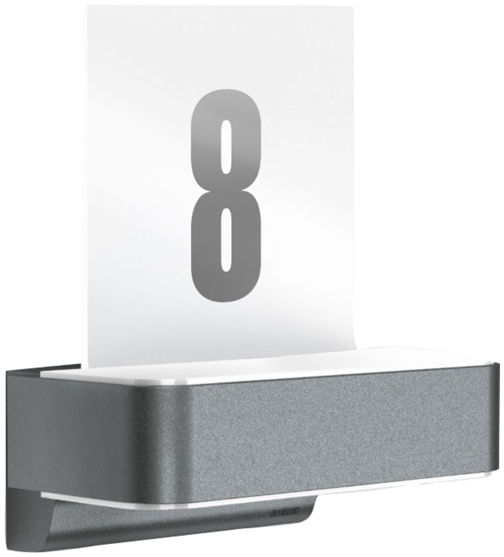 Applique Steinel L 820 Connect PIR 12.5W 858lm 3000K IP44, anthracite