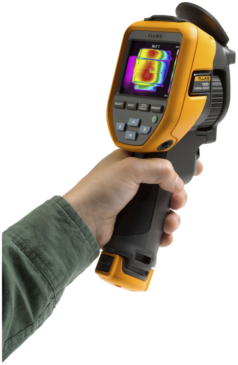 Termocamera Fluke TiS55+ 9Hz 3.5" 320×240 1.91m Rad 40mK IP54