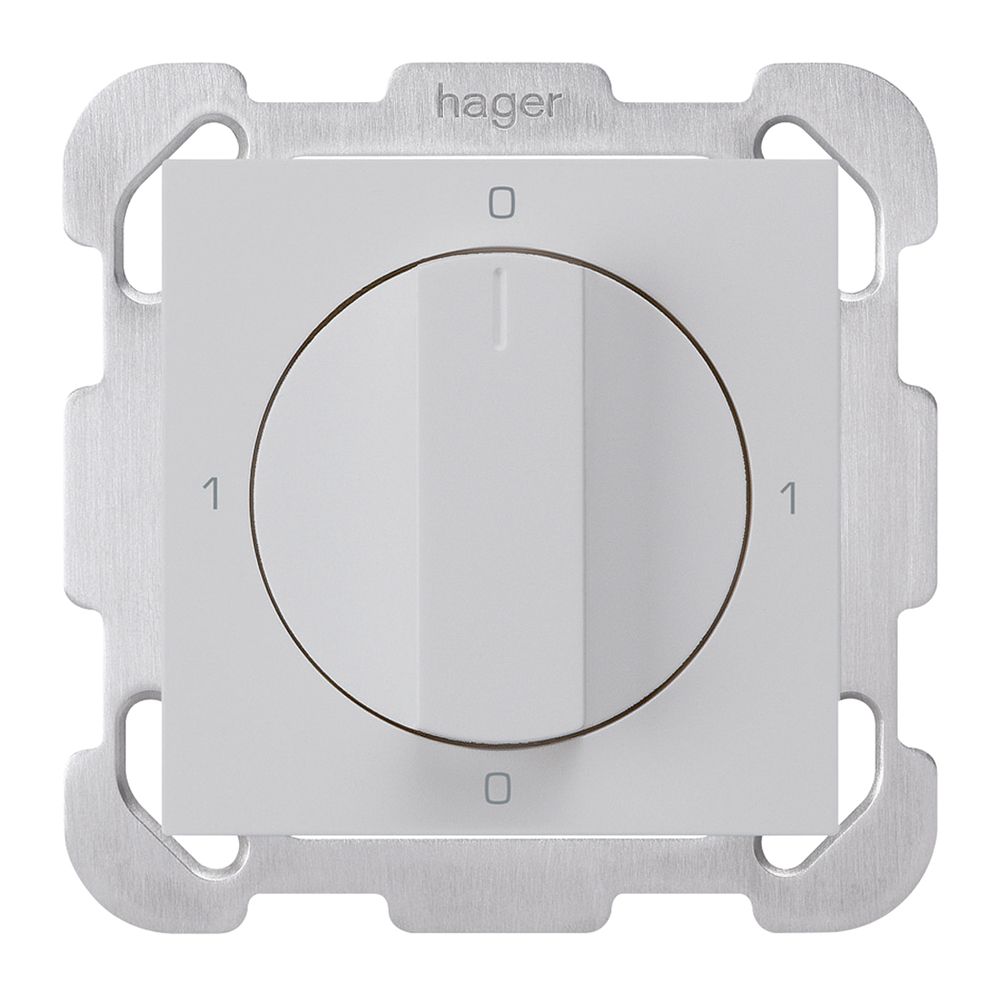 UP-Drehschalter kallysto 0/2L hellgrau mit Drehgriff