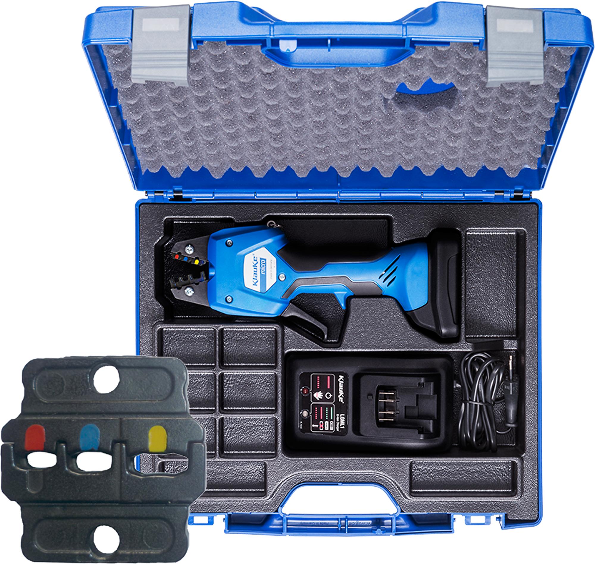 Pince a sertir à accu Klauke micro 0.5…6mm²