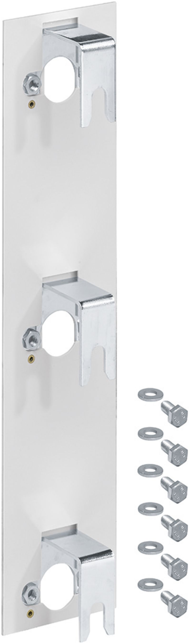 Adattatore doppio Hager per DIN00 185mm/185mm raccordo vite M12 per 2 LVS00185…